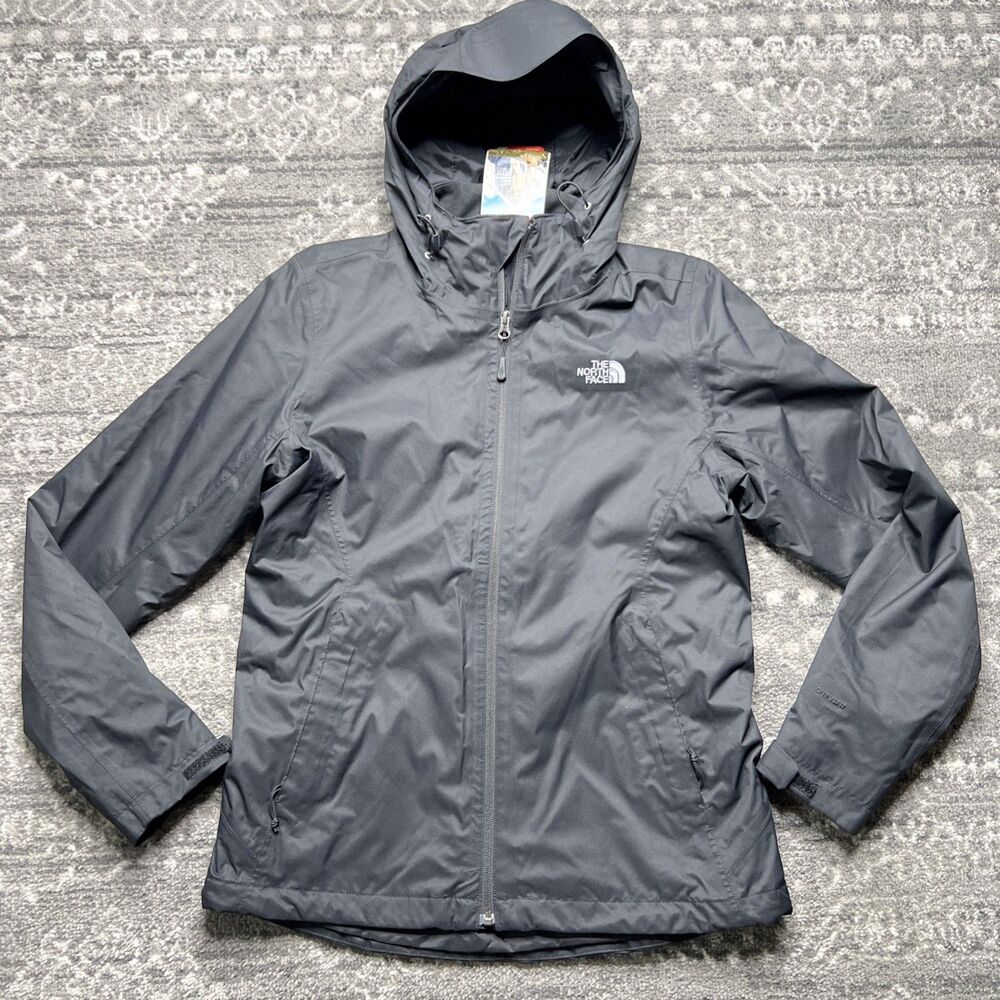 North Face NWT Arrowood Triclimate Jacket Womens Medium Black Fleece Waterproof